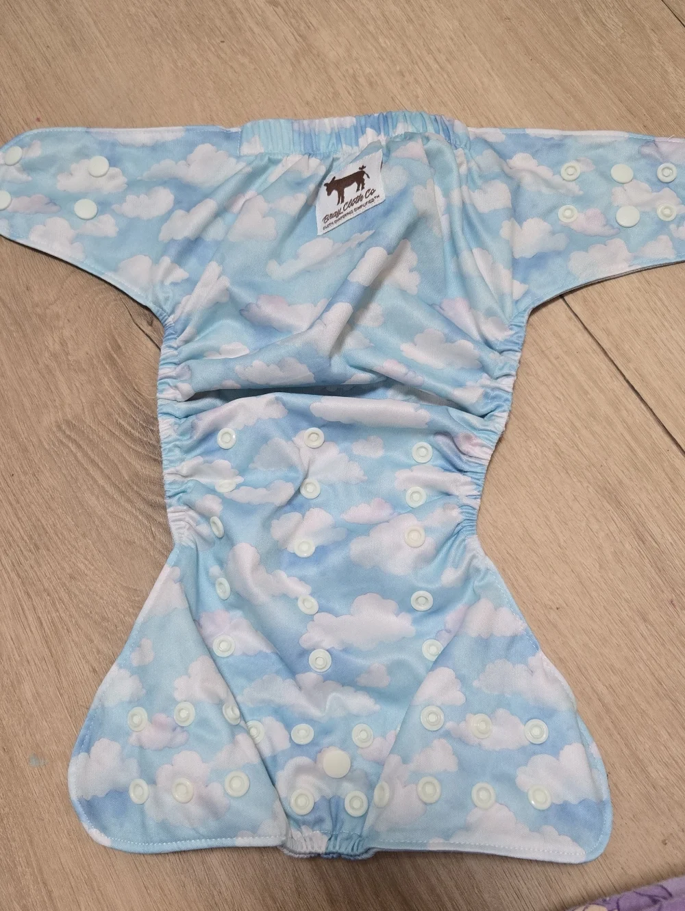 Bray Cloth Co One Size Pocket Cloth Diaper Cloud Print